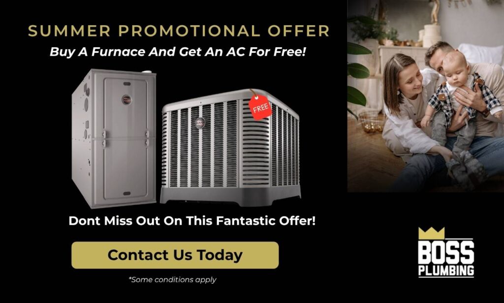 Buy a furnace and get a free AC offer in Saskatoon